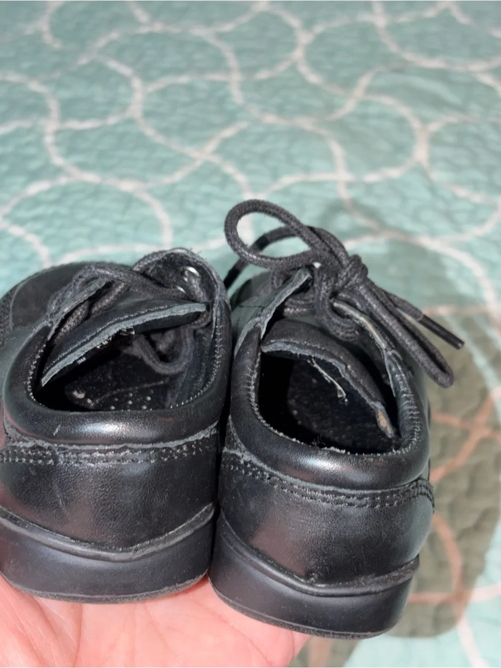 Kenneth Cole Little Boys Black Lace-Up Dress Shoes
